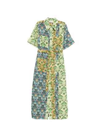 Alemais Ali Spliced Shirtdress