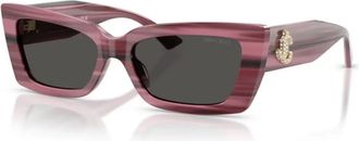 Jimmy Choo London Dames, Accessoires, Paars, Maat: 54 MM Polyamide