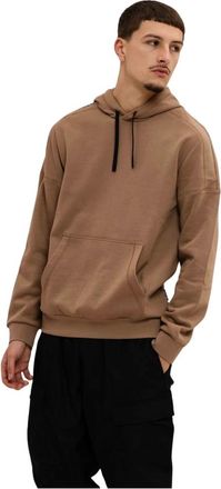 Emporio Armani Heren, Sweatshirts & Hoodies, Bruin, Maat: XL Katoen