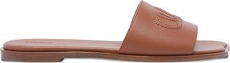 Chloé Soleil sandals - women - Calf Leather/Leather/Leather - 38.5 - Brown