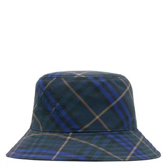 Burberry EKD Check Print Bucket Hat, Size X-Small