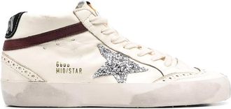 Golden Goose Mid Star Leather Sneakers