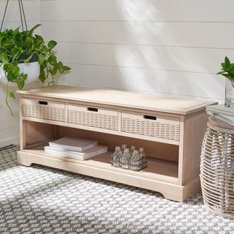 Safavieh Landers 3 Drawer Storage Bench