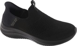 Skechers Womens Ultra Flex 3.0 Cozy Streak Sneaker, Black Knit Trim, 3.5 UK
