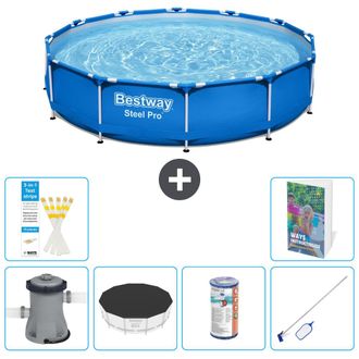 Bestway Piscina Bestway Steel Pro Redonda - 366x76 Cm - 7-piezas S304
