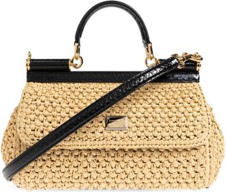 Dolce & Gabbana Handtas Sicily - Dames - Handtassen - Beige - ONE Size - Tassen