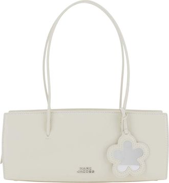 Marc Jacobs White The Glam Mirror Large Shoulder Bag
