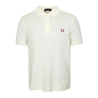 Fred Perry Heren, Tops, Wit, Maat: XL Piqu&eacute;