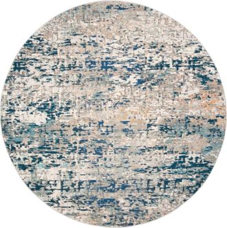 Safavieh Alfombra contempor&aacute;neo de polipropileno gris/azul, 201 cm