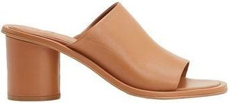 8 by YOOX LEATHER BLOCK HEEL MULES