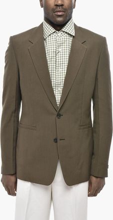 Givenchy Blazer Slim Fit in Lana con Rever Classico Givenchy