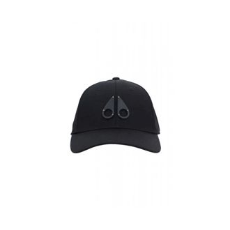 Moose Knuckles Accessoires, Heren, Zwart, ONE Size, Katoen, Logo Icon Baseball Cap