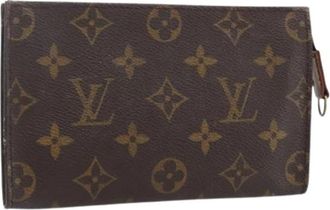 Louis Vuitton Pre-owned Canvas Clutch - Dames - Vintage Clutch - Bruin - ONE Size - Vintage