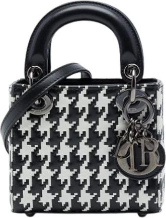 Dior Pre-owned Lady Dior - Dames - Vintage Mini Tas - Veelkleurig - ONE Size - Leer - Vintage