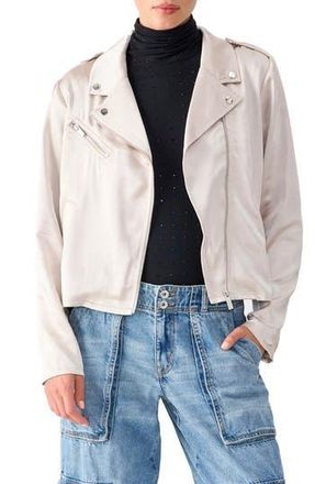 Sanctuary Rita Faux Leather Moto Jacket in Toasted Ma at Nordstrom Rack, Size Large