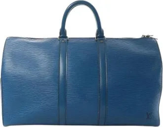 Louis Vuitton Pre-owned Weekend Bags, male, Blue, Size: ONE SIZE Pre-owned Keepall 45