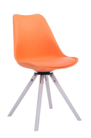 Clp Silla Para Visitas Troyes Rund Naranja Blanco