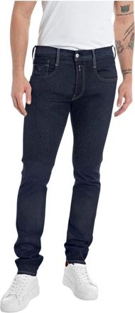 Replay Donkerblauwe Slim Fit Jeans - Heren - Slim Fit Jeans - Blauw - W34 L32 - Denim - Jeans