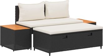 vidaXL Conjunto De Sof&aacute;s De Exterior 4 -seater 4 Uds. 55 X 30 X 39 Cm Vidaxl