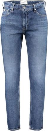 Calvin Klein Authentieke Dad Jeans met Gewassen Effect - Heren - Slim Fit Jeans - Blauw - W29 L32 - Katoen - Jeans