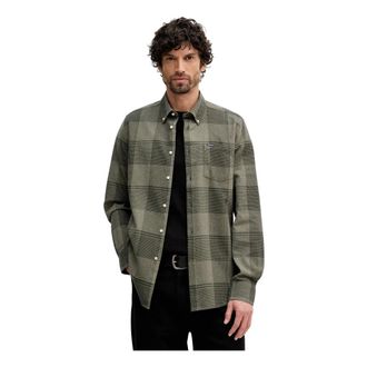 Barbour Hombre, Camisas, Verde, Talla: S