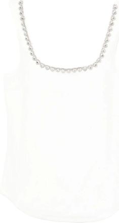 Zimmermann Sleeveless Tops, female, White, XS, White T-shirts and Polos