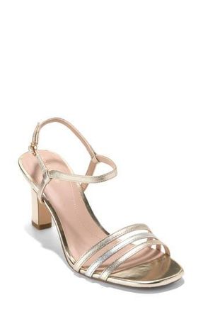 Cole Haan Michelina Strappy Sandal in Soft Gold/Silver Leather at Nordstrom Rack, Size 10