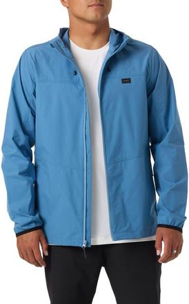 O'Neill TRVLR Hooded Water Repellent Jacket in Captains Blue at Nordstrom, Size Xx-Large