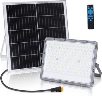 Trade Shop Trade Shop - Foco Solar Led 200 W Control Remoto Ip65 Luz Blanca Fria 6500k Fso-200