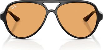 Ray-Ban Sunglasses Rb4125 601/33 Cats 5000 Black/Orange Men