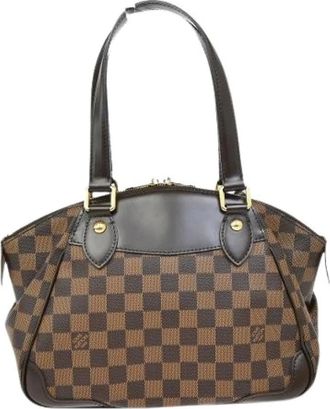 Louis Vuitton Pre-owned Handbags, female, Brown, Size: ONE SIZE Pre-owned Canvas Handbag