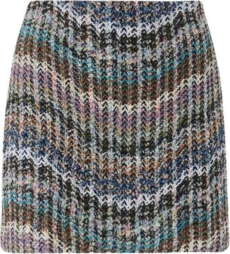 Missoni Lam&eacute; Minirok met pailletten - Dames - Korte rokken - Veelkleurig - S - Pailletten - Rokken