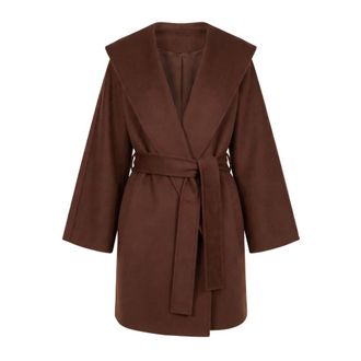 Marella Abrigo Mlllanda - Coats - Mujer - Marr&oacute;n - 2XS