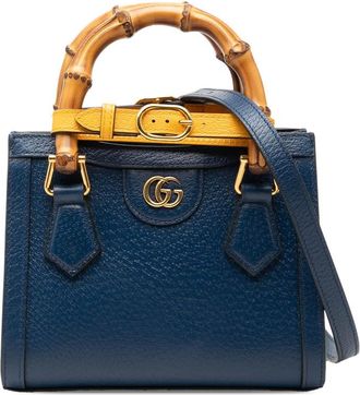 Gucci Pre-owned Gucci Small Calfskin Bamboo Diana Satchel Ladies 544J8RCZS745KSEI