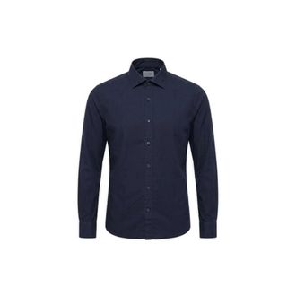 Tintoria Mattei Heren, Overhemden, Blauw, Maat: 2XL Denim
