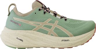 Asics Asics Gel-Nimbus 26 TR Womens Green Running Shoes - Size UK 10.5