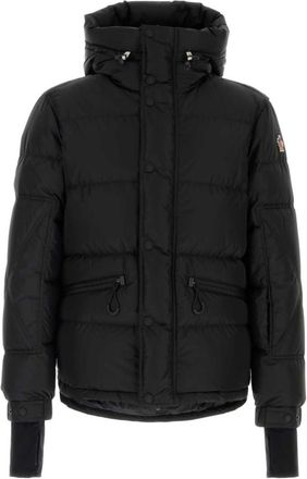 Moncler Black Quilted Hood Jacket