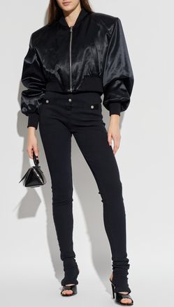 The Attico High-waisted Trousers, Womens, Black