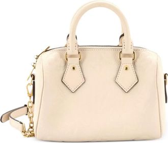 Louis Vuitton Speedy Bandouliere Bag Monogram Empreinte Giant 20 crossbody bag - Beige