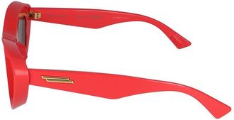 Bottega Veneta Womens Sunglasses Bottega Veneta Bv1325s 003 Red Grey 51-22-140 Injected