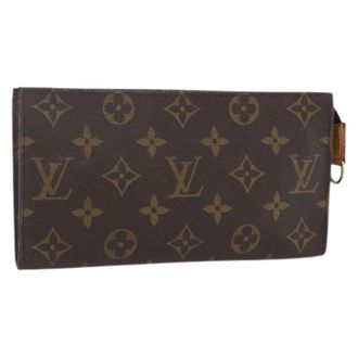 Louis Vuitton Pre-owned Clutches, female, Brown, Size: ONE SIZE Pre-owned Canvas Clutch