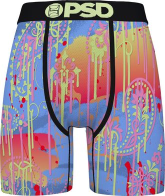 PSD Underwear - Mens Ja Paisley Micro Mesh Boxer Briefs, Color Multi, Size: Large