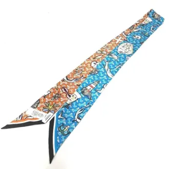 Burberry Pre-owned Scarves, female, Multicolor, Size: ONE SIZE Pre-owned Silk scarves