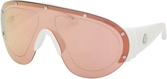 Moncler Accessoires, unisex, Wit, ONE Size, Authentieke Rapide Ml 0277 21G Bril