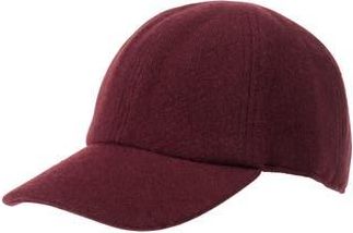 Amicale Cashmere Wool & Cashmere Faux Shearling Lined Knit Baseball Cap in Bordeaux at Nordstrom Rack, Size Large/x-Large