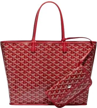 Goyard Red Anjou Reversible Tote Bag