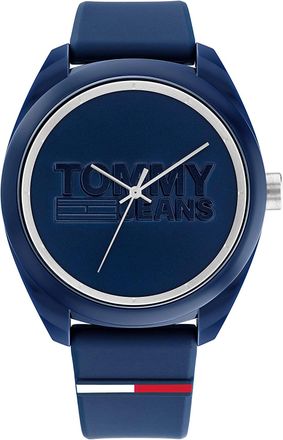Tommy Hilfiger San Diego Mens Blue Watch 1791927 Rubber - One Size