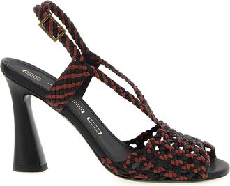 Etro Brown Polyethylene Stiletto Heel Womens Sandals