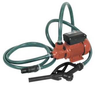 Far Kit Pompa Travaso Aspirazione Estrazione Gasolio Elettropompa 230v 40l Erogatore