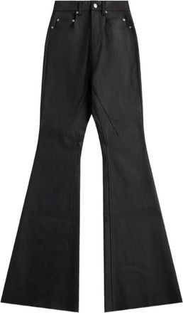 Rick Owens Bolan Bootcut - Dames - Flared Jeans - Zwart - W28 - Nylon - Jeans